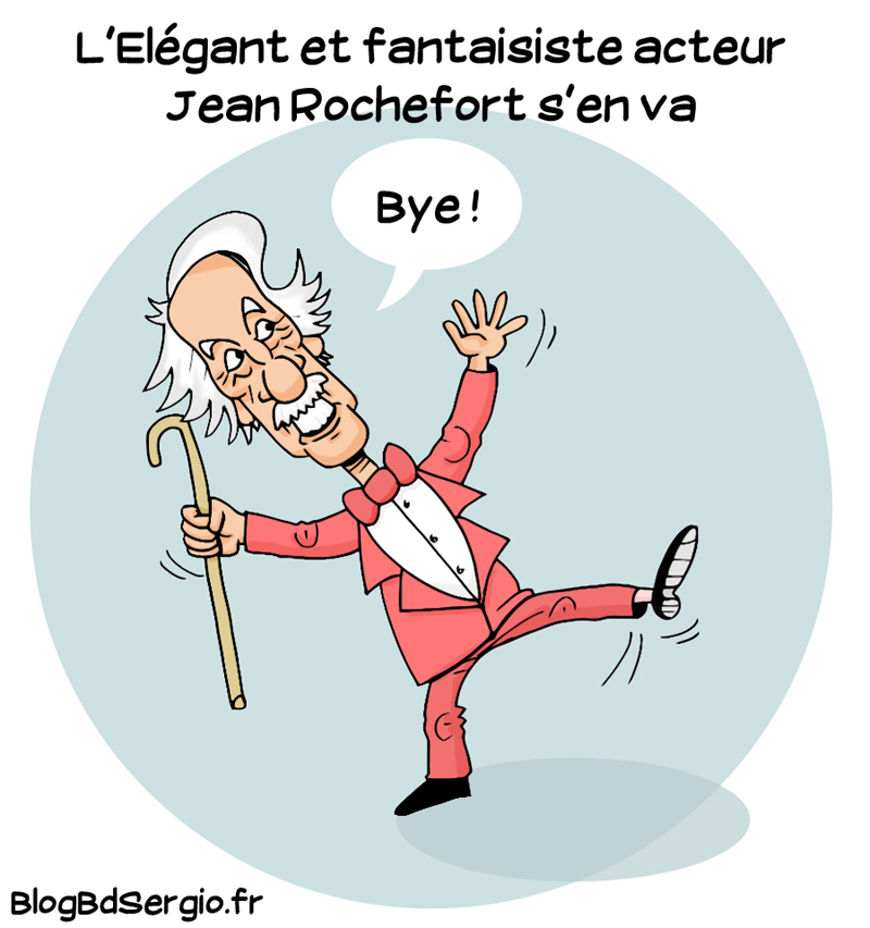 Caricature jean rochefort