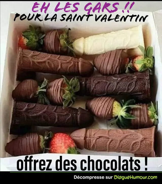 Chocolat st valentin
