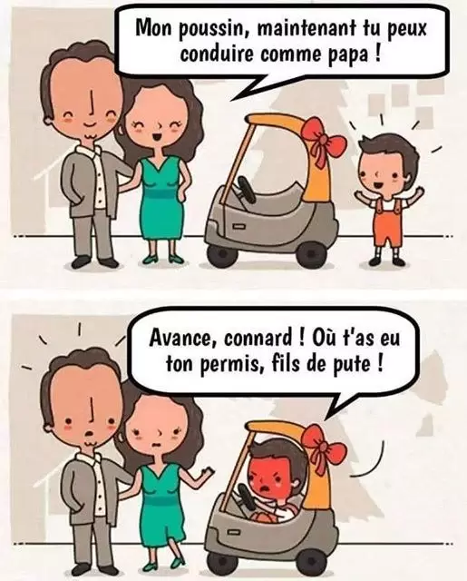 Conduire comme papa