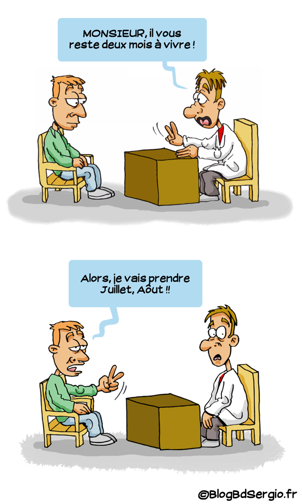 Strip bd: Strip bd: histoire drôle d'un patient et son docteur