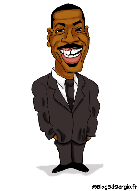 Caricature d' Eddy Murphy