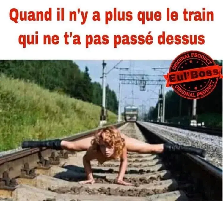 Et jentends sifflet le train