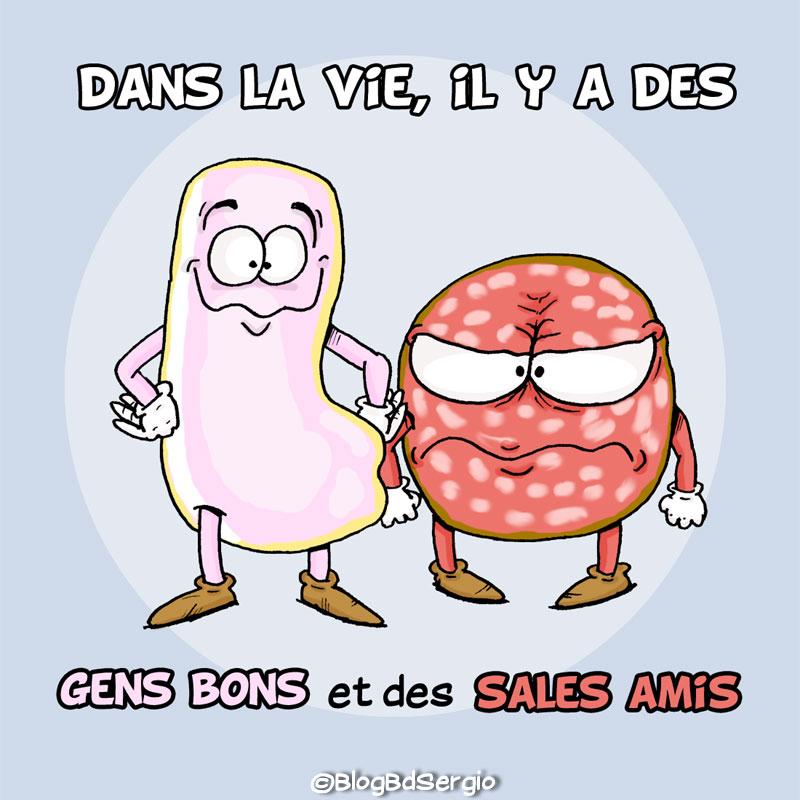 Gend bons et sales amis