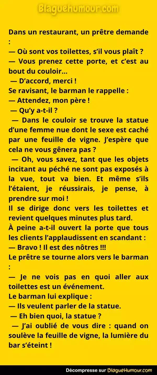Le prêtre et la mystérieuse feuille de vigne
