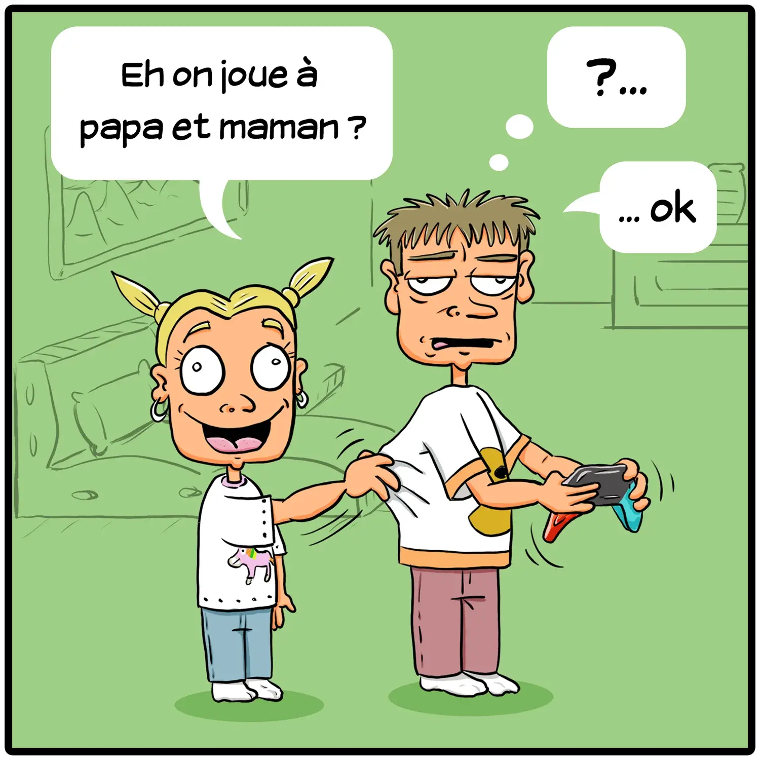 On joue à papa et maman