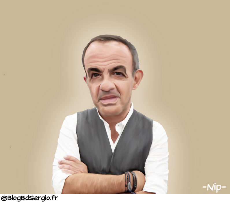 Caricature de Nikos aliagas