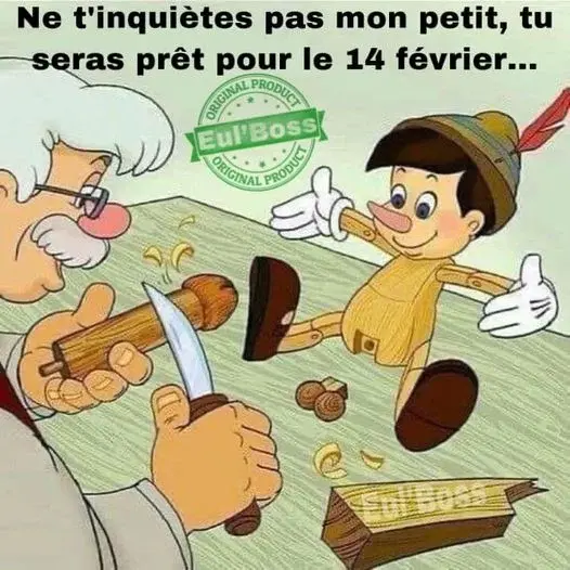 Pinocchio saint-Valentin