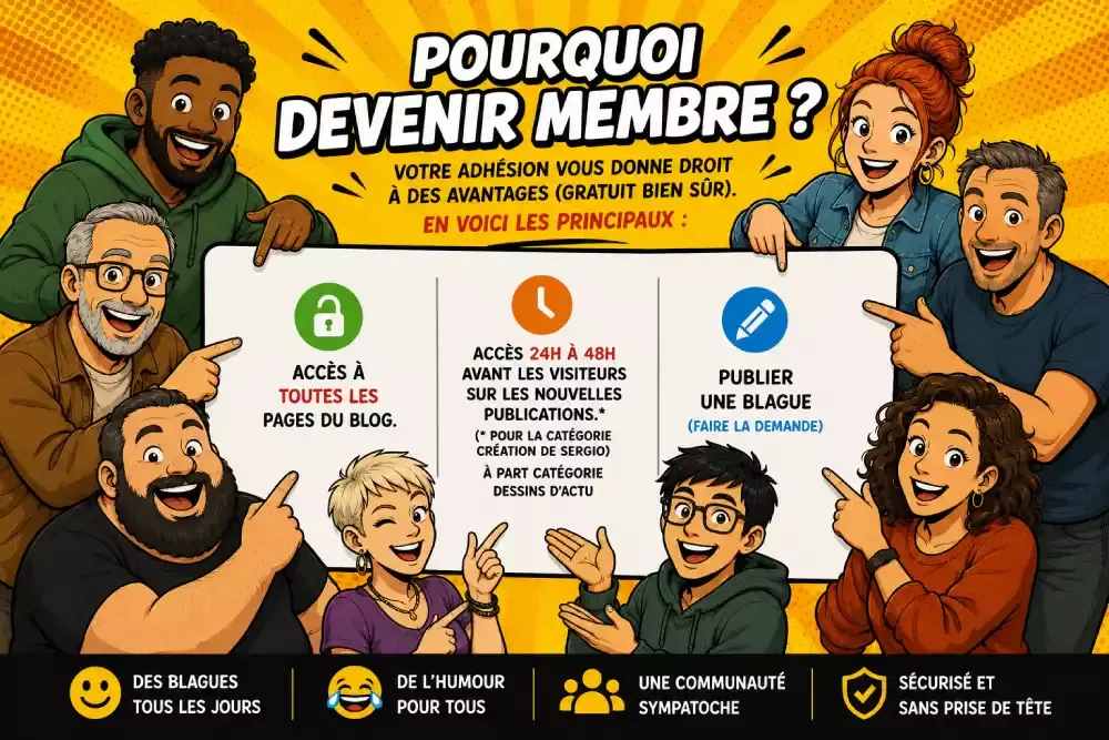 Pourquoi devenir membre de BlagueHumour.com et quels sont les avantages réservés aux membres