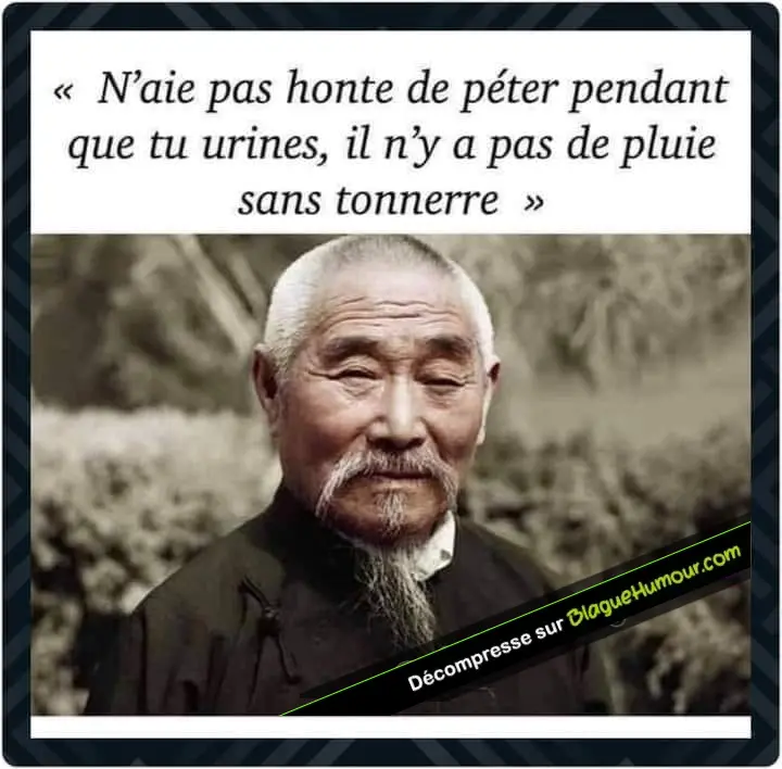 Proverbe pas de pluie sans tonnerre