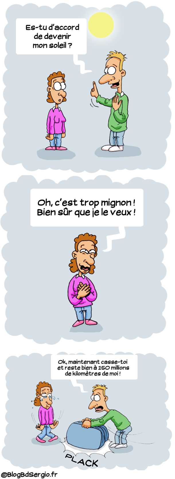 Strip bd: Blague de couple