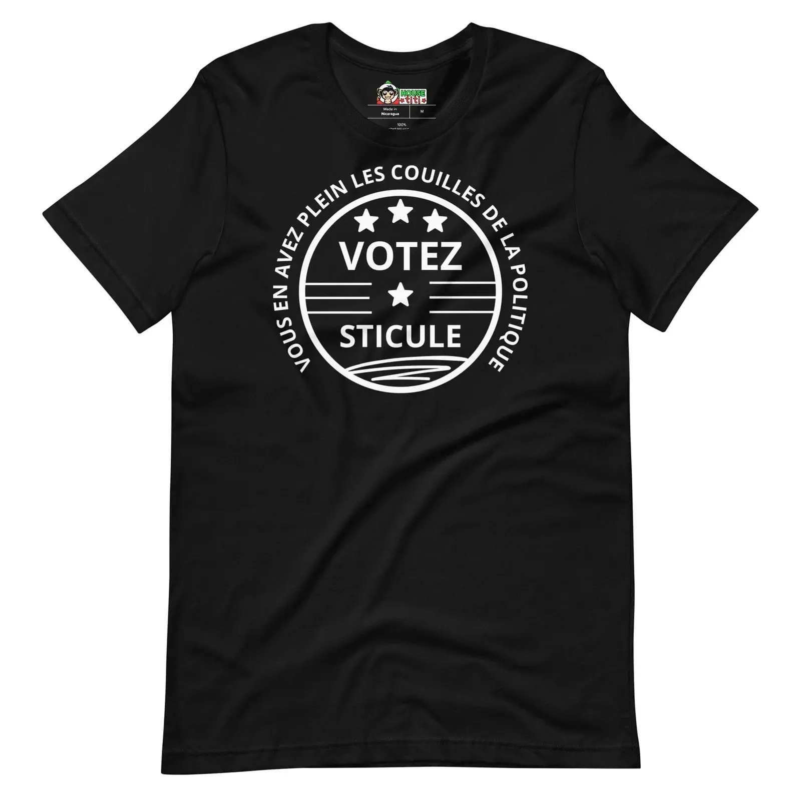 Tee-shirt humoristique noir House Titi